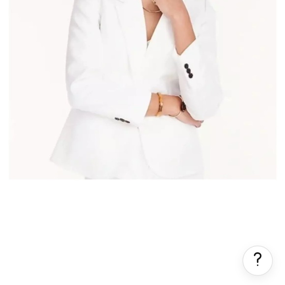 J Crew Parke Blazer in stretch linen blend size 00 White - Picture 7 of 8